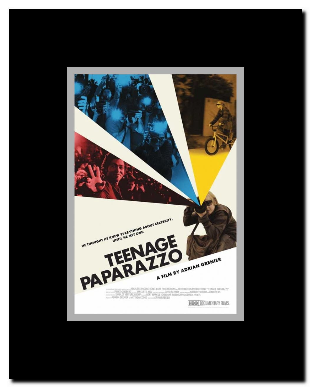 Teenage Paparazzo Framed Movie Poster