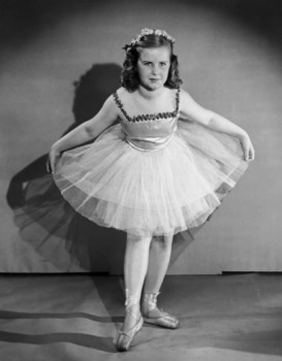Teenage ballet dancer dancing Canvas Art - (24 x 36)