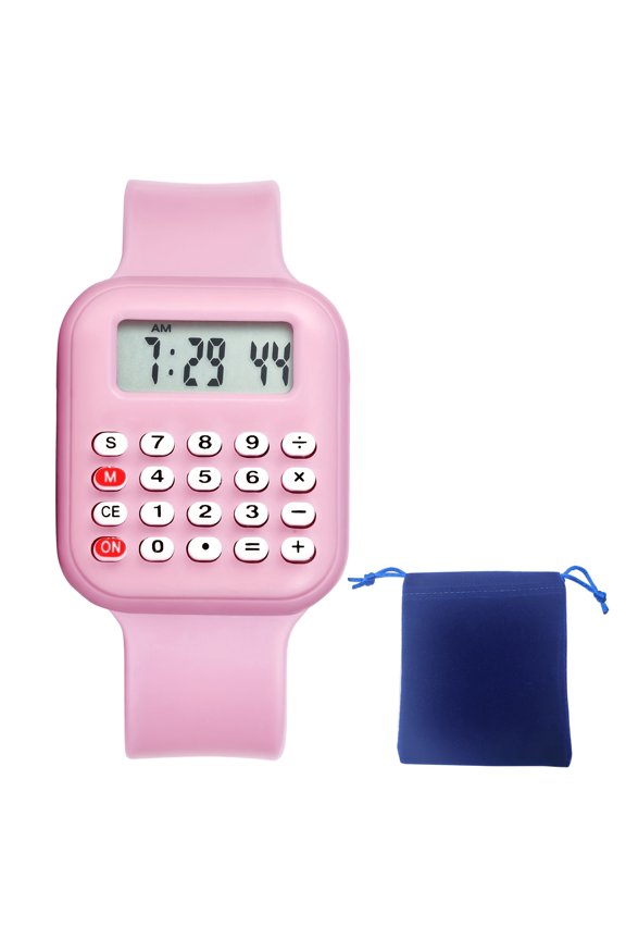 Teenager Calculator Electronic Wristwatch, Sports Digital Watch, Can Be Used for Math Calculations, Date And Time, Unisex, Christmas Back to School Season Opening Season Gifts