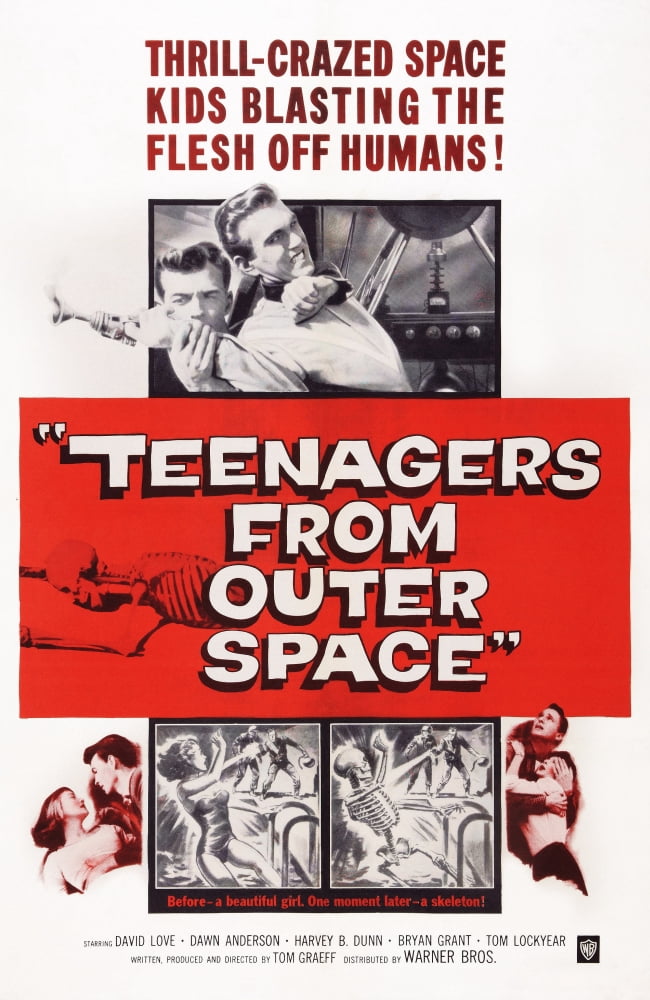 Teenagers From Outer Space U Canvas Art - (24 x 36)