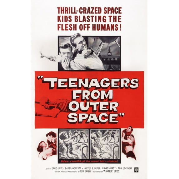 Teenagers From Outer Space Us Poster Art 1959. Movie Poster Masterprint (24 x 36)
