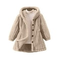 thumbnail image 1 of Teenagers' Soft Hooded Jacket with Belt - Stylish Outerwear for Cooler Seasons, 1 of 4