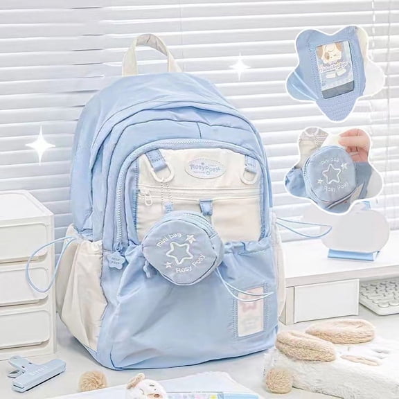 Teenagers's Backpack Student New Fashion Backpacks for Teenagerss Large Capacity School Bag Travel Bag Female Shoulder Bag for High School