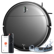 Teendow Robot Vacuum Cleaner, Robot Vacuum and Mop Combo with WIFI for Pet Hair and Hard Floor Black