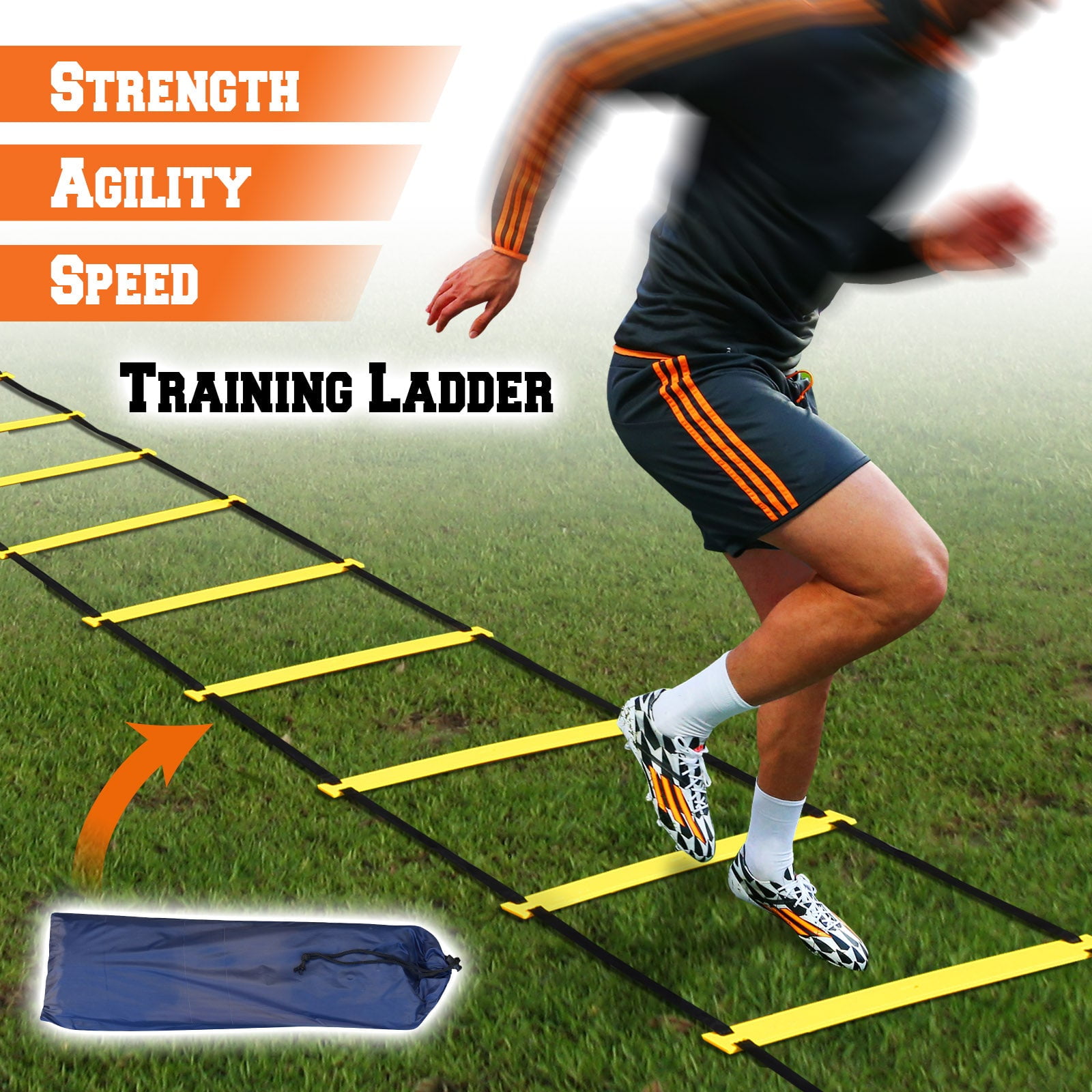 Teenitor Agility Ladder Speed Ladder Training Ladder,27FT - Walmart.com