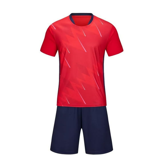 Teens Boys 2 Piece Gym Sets Basketball Outfits 4-16 Years Kids Color-Block T-Shirts and Shorts Breathable Athletic Workout Track Suits