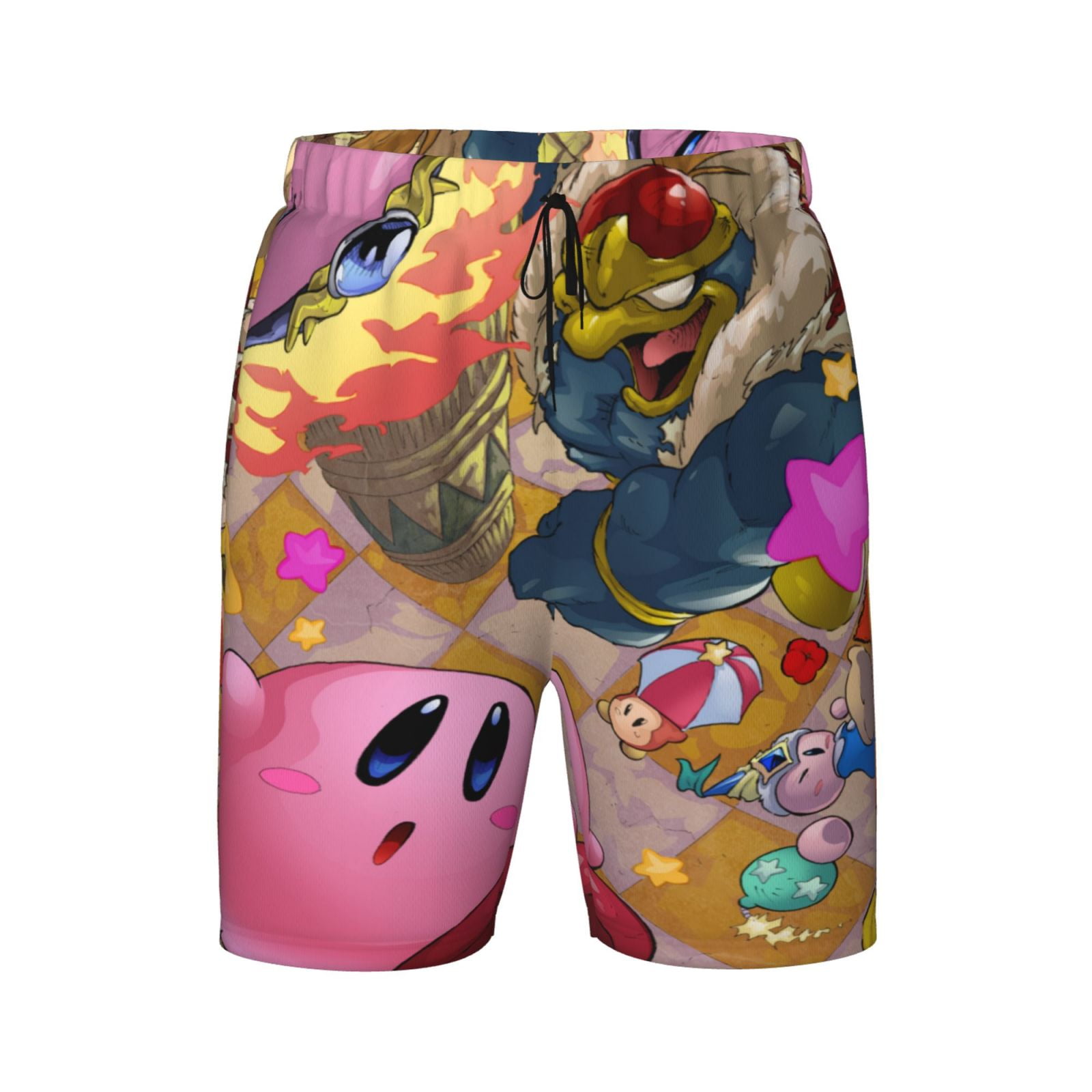 Teens Boys Kirby Swim Trunks Compression Liner Swimming Shorts Quick ...