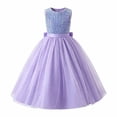 thumbnail image 1 of Girls Casual Dresses Starry Sequin Evening Party Gown Elegant Vacation Dresses for Girl Size 10-11T, 1 of 9