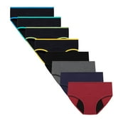 SYNPOS Teens Girls Period Underwear Menstrual Leakproof Protective Cotton Briefs Panties 8-Pack for Big Girls 10-18 Years