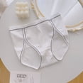 thumbnail image 1 of Teens Girls Underwear Cotton High Waisted Panties 9-14 Years Juniors Kids Solid Stretchy Breathable High-Cut Butt Lifting Briefs, 1 of 3