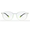 thumbnail image 1 of Teens Optical Glasses Plastic Oval Big Frame Spring Hinge Size 50 Flexible Bendable Kids 9-15Y, 1 of 5