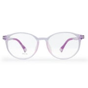 Teens Optical Glasses Plastic Oval Big Frame Spring Hinge Size 50 Flexible Bendable Kids 9-15Y