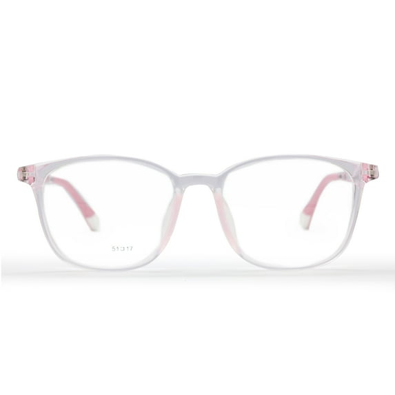 Teens Optical Glasses Plastic Rectangular Big Frame Spring Hinge Size 51 Flexible Bendable Kids 9-15Y