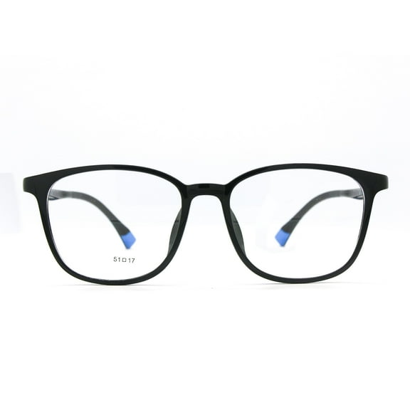 Teens Optical Glasses Plastic Rectangular Big Frame Spring Hinge Size 51 Flexible Bendable Kids 9-15Y