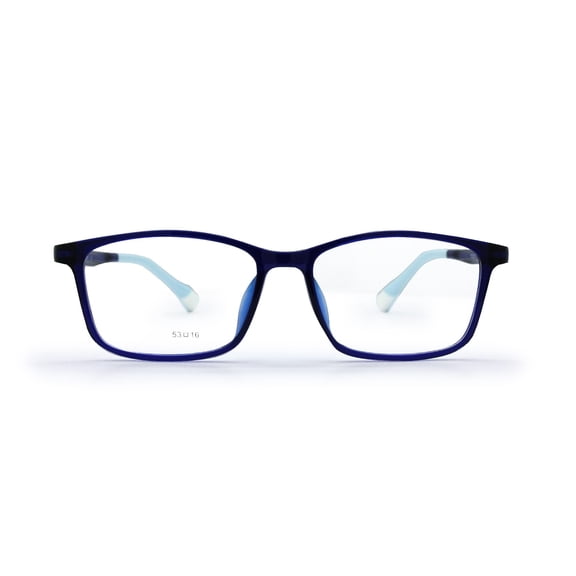 Teens Optical Glasses Plastic Rectangular Frame Spring Hinge Size 53 Flexible Bendable Kids 10+Y