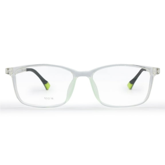 Teens Optical Glasses Plastic Rectangular Frame Spring Hinge Size 53 Flexible Bendable Kids 9-15Y