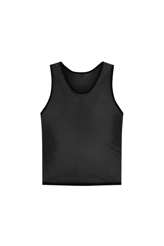 Teens Sports Jerseys Mesh Training Vest Youth Adult Soccer Basketball Practice Jersey Athletic Pinnies for 5-16 Years