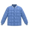 thumbnail image 1 of Teens Winter Jacket for School, 6-14 Years Heavyweight Puffer Coat with Hood, Warm Insulated Quilted Outerwear for Girls, Thicken Cold Weather Parka for Everyday Wear Sky Blue, 1 of 3