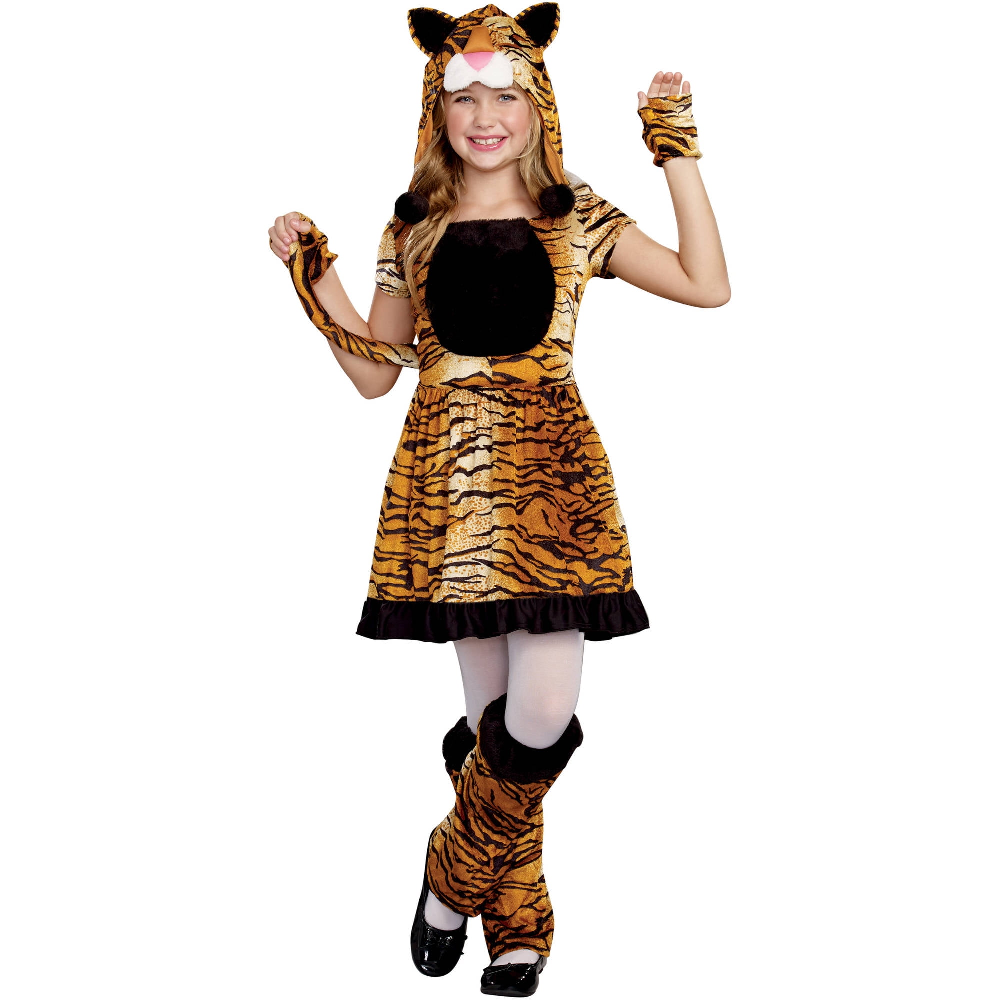 Teeny Tigress Girls' Child Halloween Costume, Medium - Walmart.com