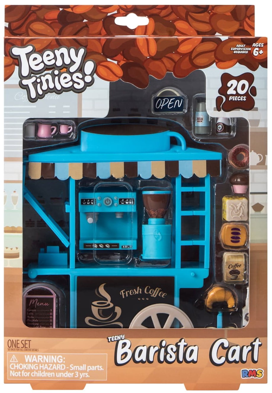 Teeny Tinies! Teeny Barista Cart Playset - Walmart.com