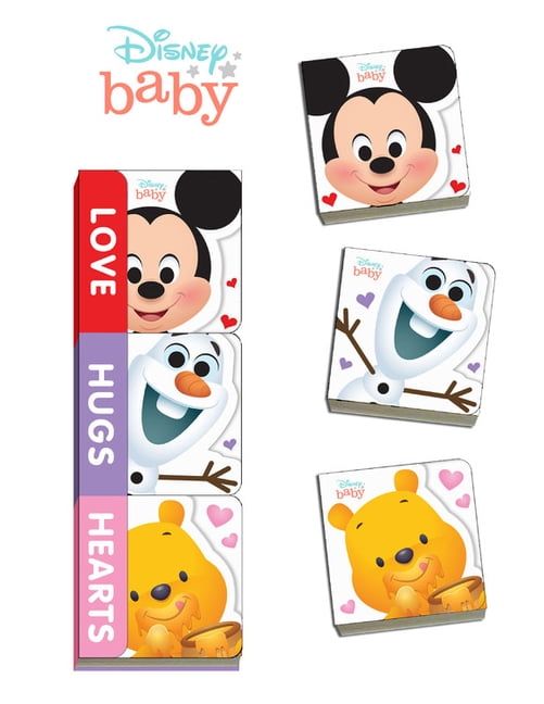 Disney Teeny Tiny Books Disney Baby: Love, Hugs, Hearts Board Book ...