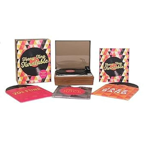 Teeny-Tiny Turntable:Includes 3 Mini-LPs to Play!(Paperback)