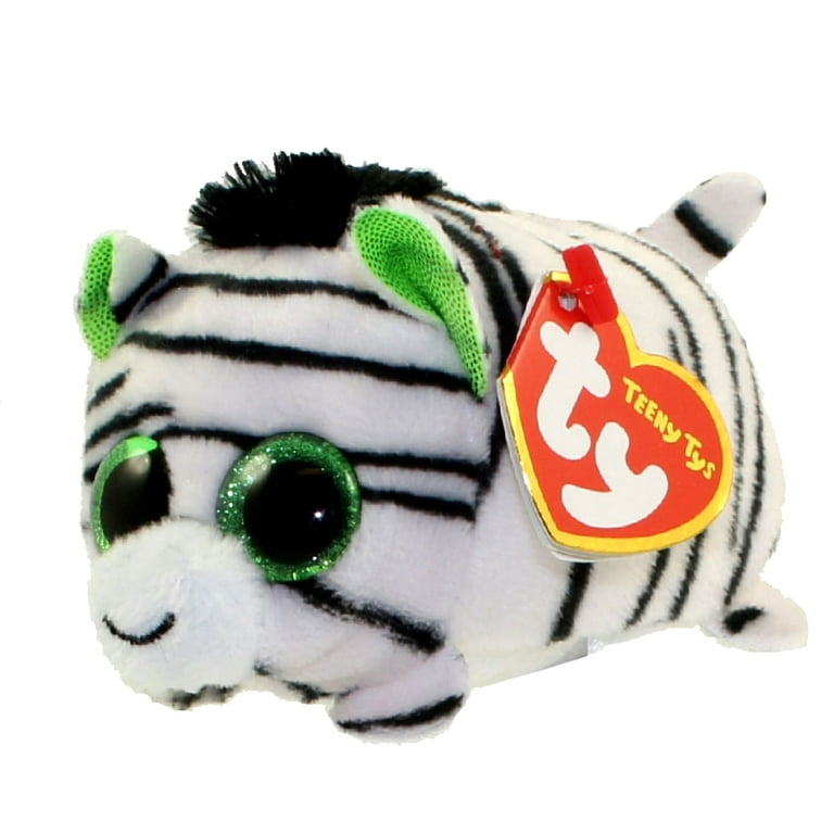 Teeny Ty Zilla the Zebra Plush, 4 inches Long - Walmart.com