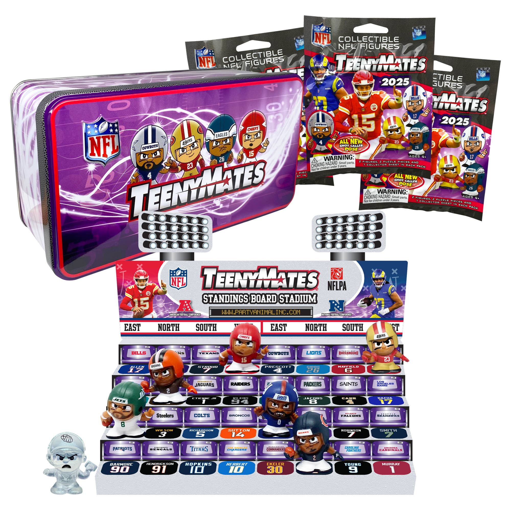 TeenyMates 2025 NFL Series 13 Collector Tin