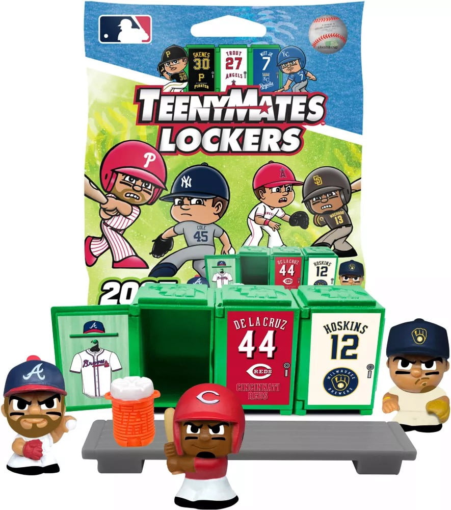 MLB Baseball 2025 LOCKERS Mystery Pack (3 Figures, 3 Lockers, Plus