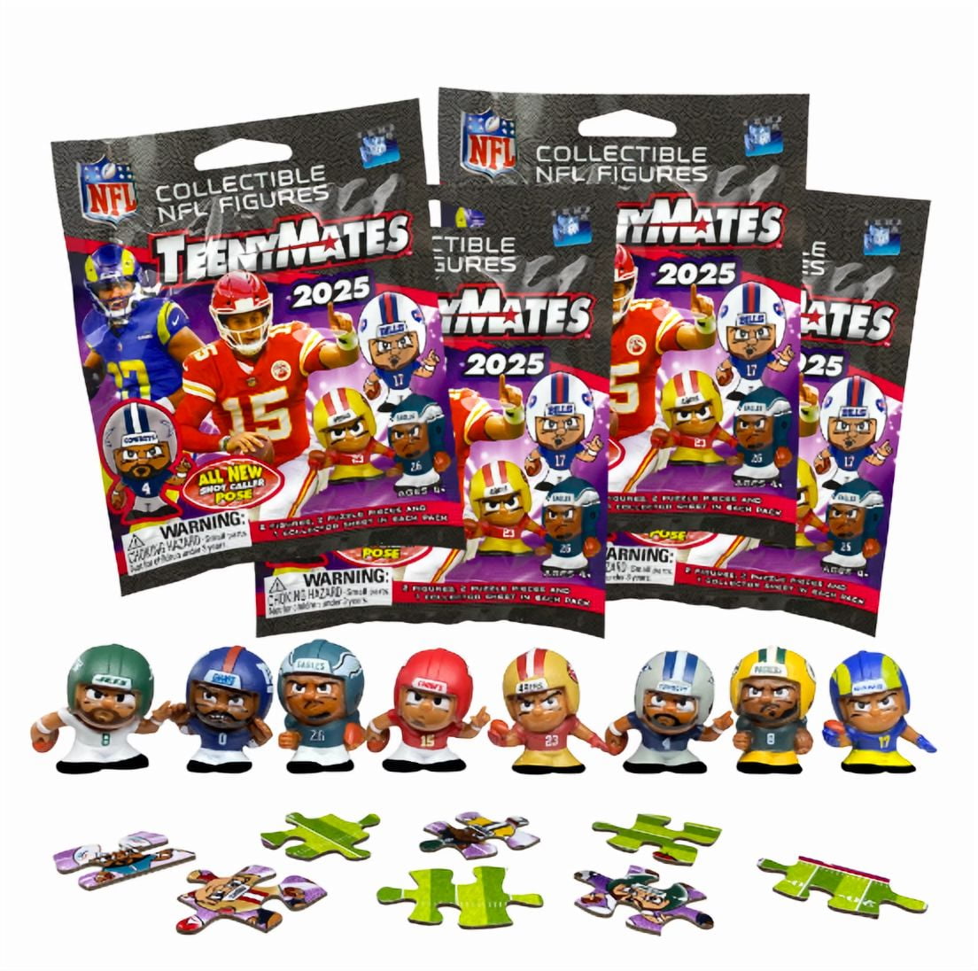 Teenymates NFL 2025 Series 13 Figure - 4 Packs - Walmart.com