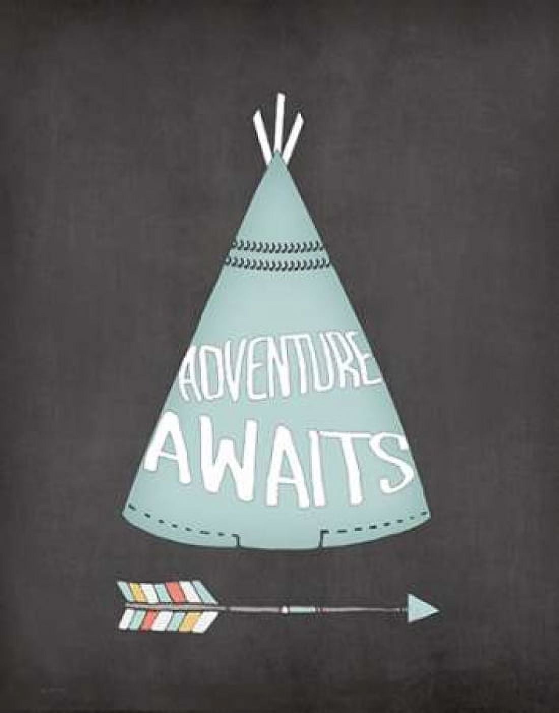 Teepee Adventure Awaits Canvas Art - Jo Moulton (22 x 28)