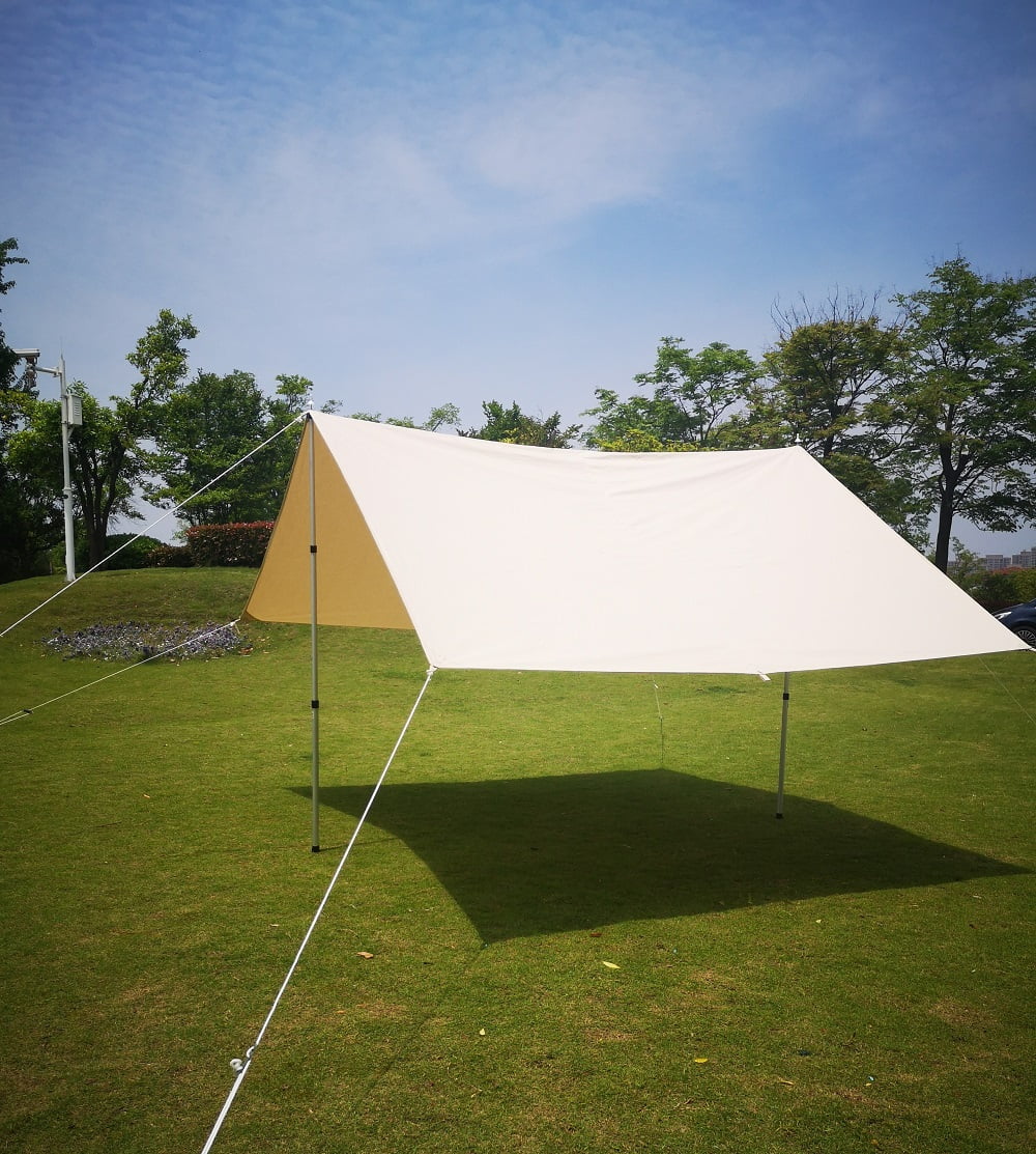 Teepee Tent 4X3M Outdoor Canopy Sunshade Cotton  Canvas Tent Sunscreen Waterproof Camping Yurt Hotel Tent Canopy
