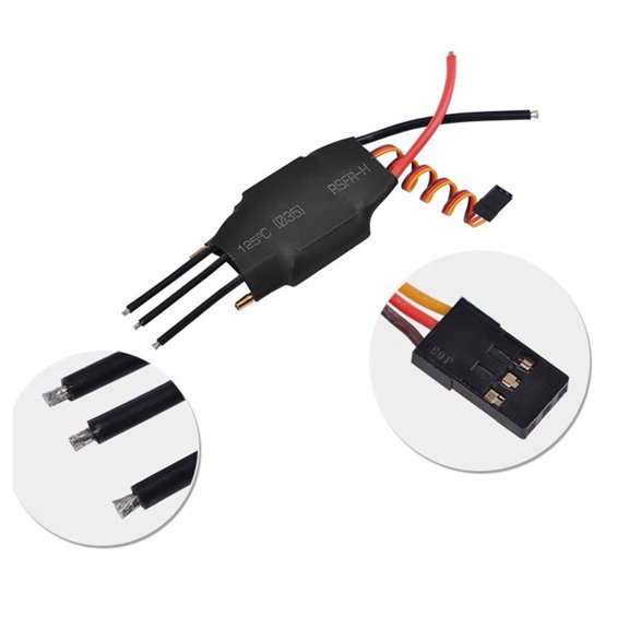 Teerees 100A for Rc Boat Water Cooled Brushless Esc Electric Speed Controller 80A 200A Model