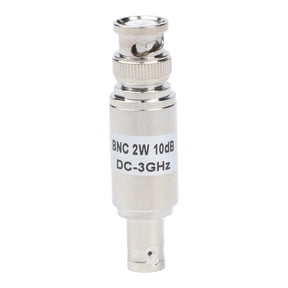 Teerees 10Db Bnc interfACe attenuator Bnc Rf Fixed attenuator 0.5Db ACcurACy 1Db to 40Db attenuation 50 Impedance CompACt Design
