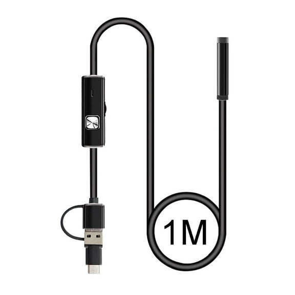 Teerees 1M CompACt Hd Microusb Typec 3 in 1 Borescope 5 5mm Smartphone Camera Endoscoop