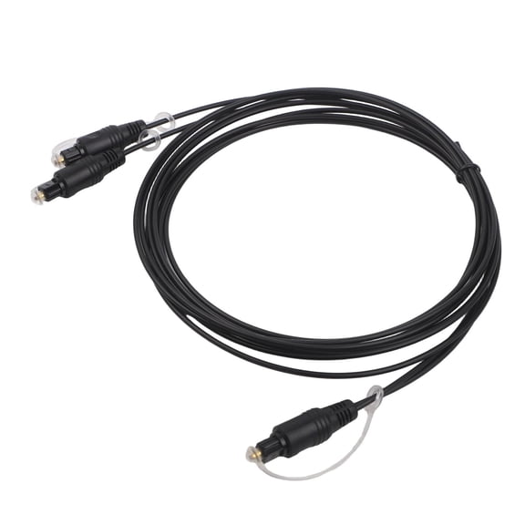 Teerees 2 Meters Digital Optical Splitter Optical Audio Splitter Gaming Setup 1 input 2 Output Dual Output Control for Xbox for Ps4
