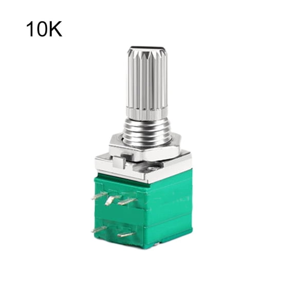 Teerees 5Pin B10K Linear Potentiometer 5Pin Potentiometer Volume Controls Control Device Electrical Equipment Knurled Shaft Electrical Control