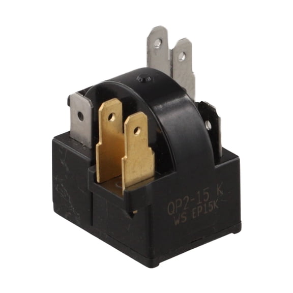 Teerees 6Pin Qp2-15H Ptc Refrigerator Starter Relay with Overload Protection for Compressor Safety And Efficient Start-Up