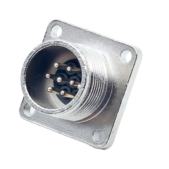 Teerees 7 Pin Plug Connector for Rexroth Moog Vickers Parker Proportional Valve Socket Electromagnetic Valve Connector Socket