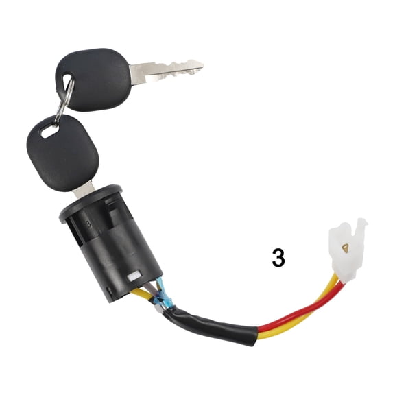 Teerees Kids Ride on toy Car Key Power Start Switch, Electric Vehicle Power Supply Lock Switch with Matching Keys