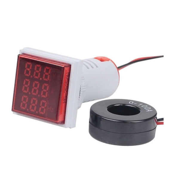 Teerees Led Digital Display Voltmeter Ammeter Voltage Current Frequency Tester Meter Emo Robot Ecoflow Coil Envio Gratis Huepar