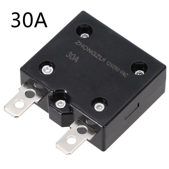 Teerees Reset Relay Fuse Automatic Reset Overload Switch for Electric Cars And Remote Control Vehicles 5A to 30A Amp Ratings