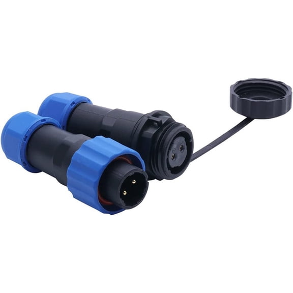 Teerees Sp16 Ip68 Waterproof 2Pin And Socket inline Connector Aviation Male/Female Aviation Cable Connector Socket
