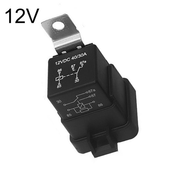 Teerees Waterproof Automotive Relay Long Lasting Construction 12V 40A 5Pin