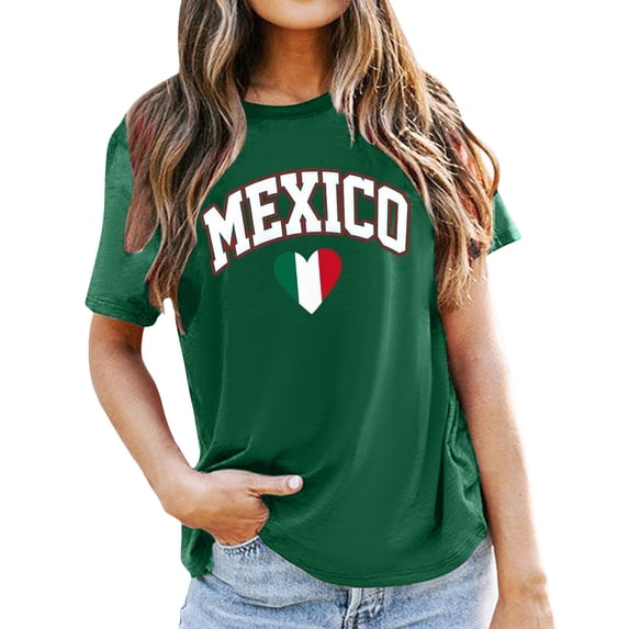 Tees for Women Short Sleeve Crew Neck Y2K Vacation T Shirts Oversized Graphic Print Summer Tops Fashion 2026