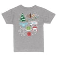 thumbnail image 1 of TeesAndTankYou Christmas Icons Toddler Kids T-Shirt 2T Heather Grey, 1 of 4