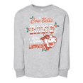 thumbnail image 1 of TeesAndTankYou Cow Bell's Ring, Are You Listenin'? Christmas Toddler Kids Long Sleeve T-Shirt 4T Heather Grey, 1 of 4