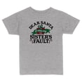 thumbnail image 1 of TeesAndTankYou Dear Santa, It Was My Sister's Fault Christmas Toddler Kids T-Shirt 3T Heather Grey, 1 of 4