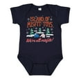thumbnail image 1 of TeesAndTankYou Islands Of Misfit Christmas Baby Onesie Infant One Piece Bodysuit 6 Months Navy, 1 of 4
