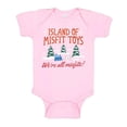 thumbnail image 1 of TeesAndTankYou Islands Of Misfit Christmas Baby Onesie Infant One Piece Bodysuit Newborn Light Pink, 1 of 4